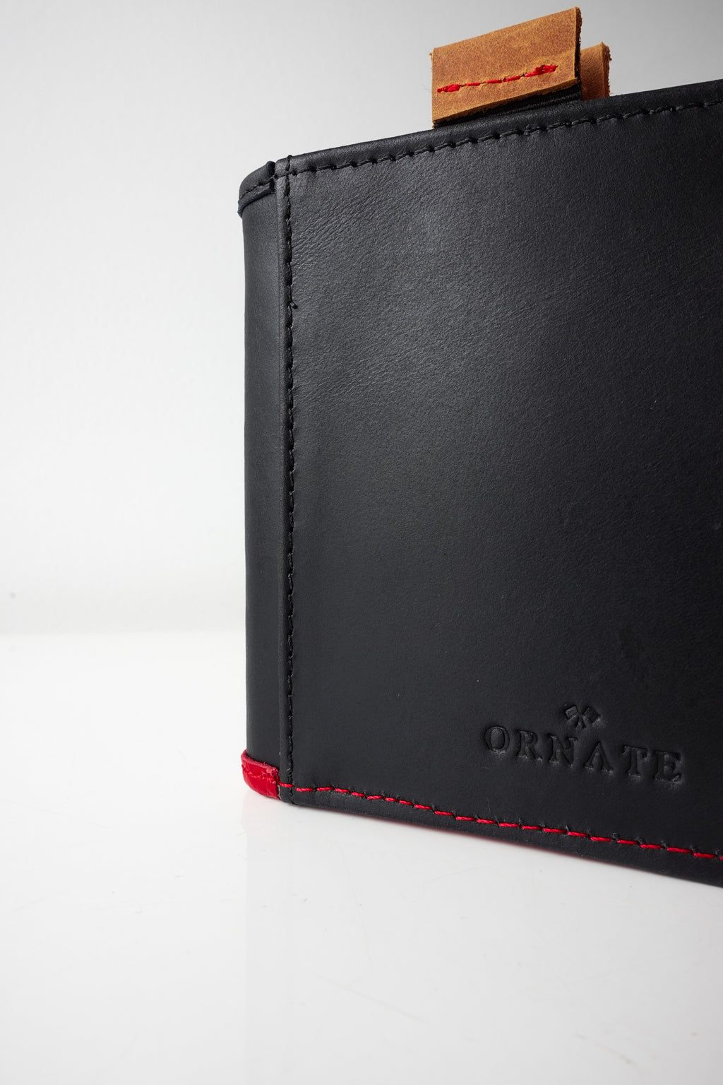 Billetera Mónaco Speciale Negro / Rojo