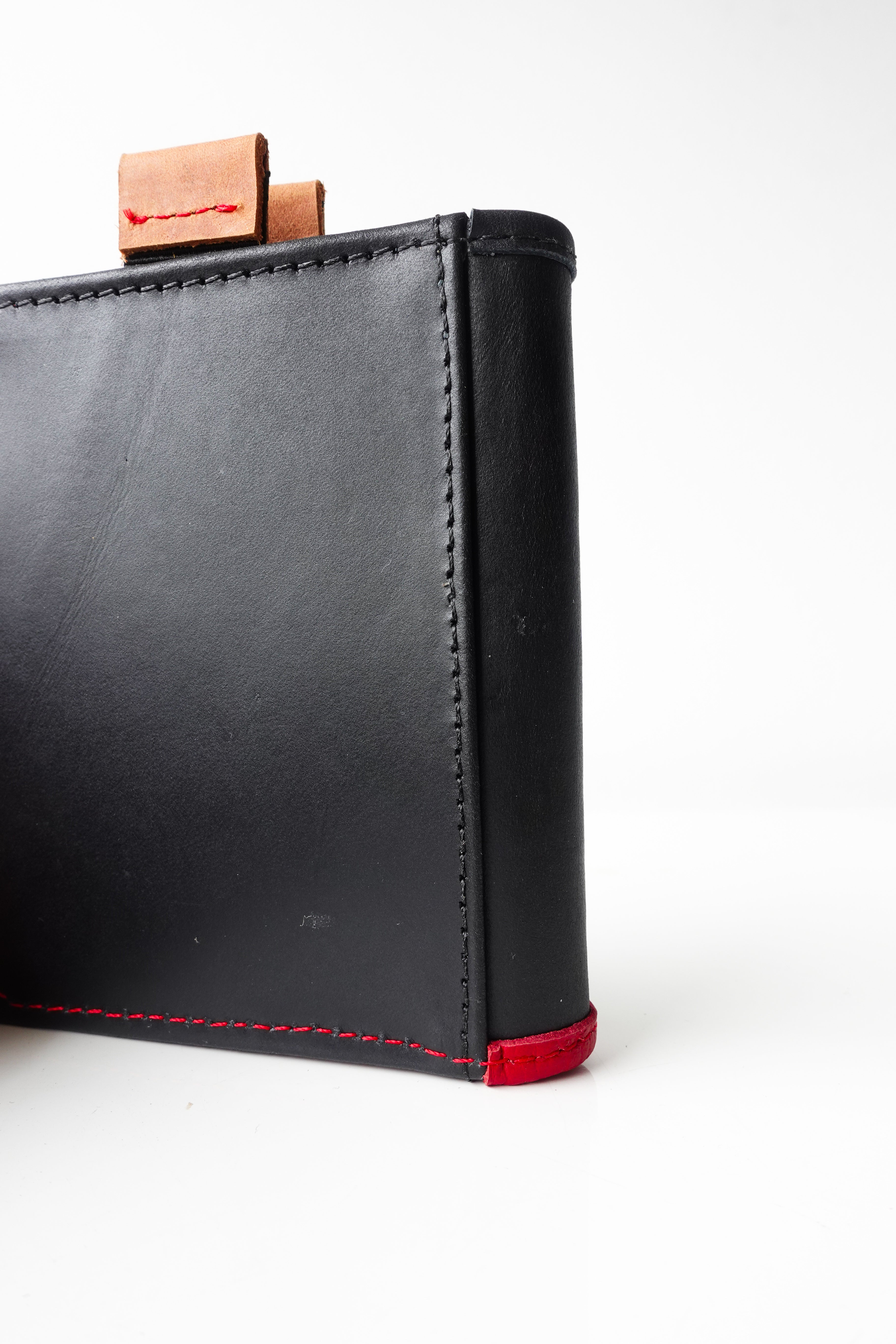 Billetera Mónaco Speciale Negro / Rojo