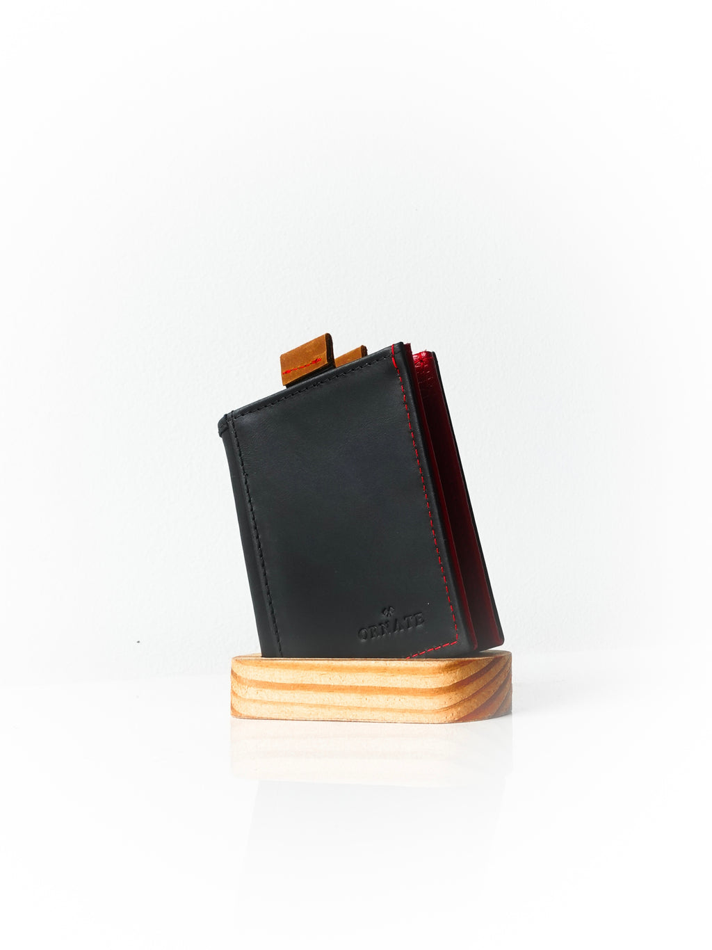 Billetera Mónaco Speciale Negro / Rojo