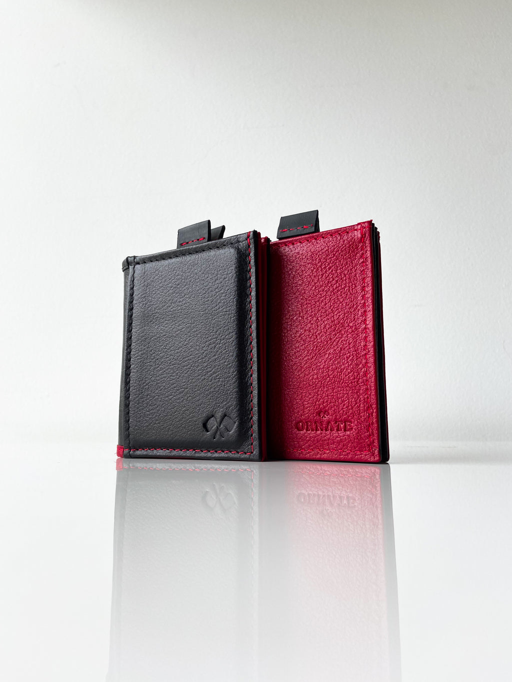 Billetera Mónaco Speciale Rojo / Negro