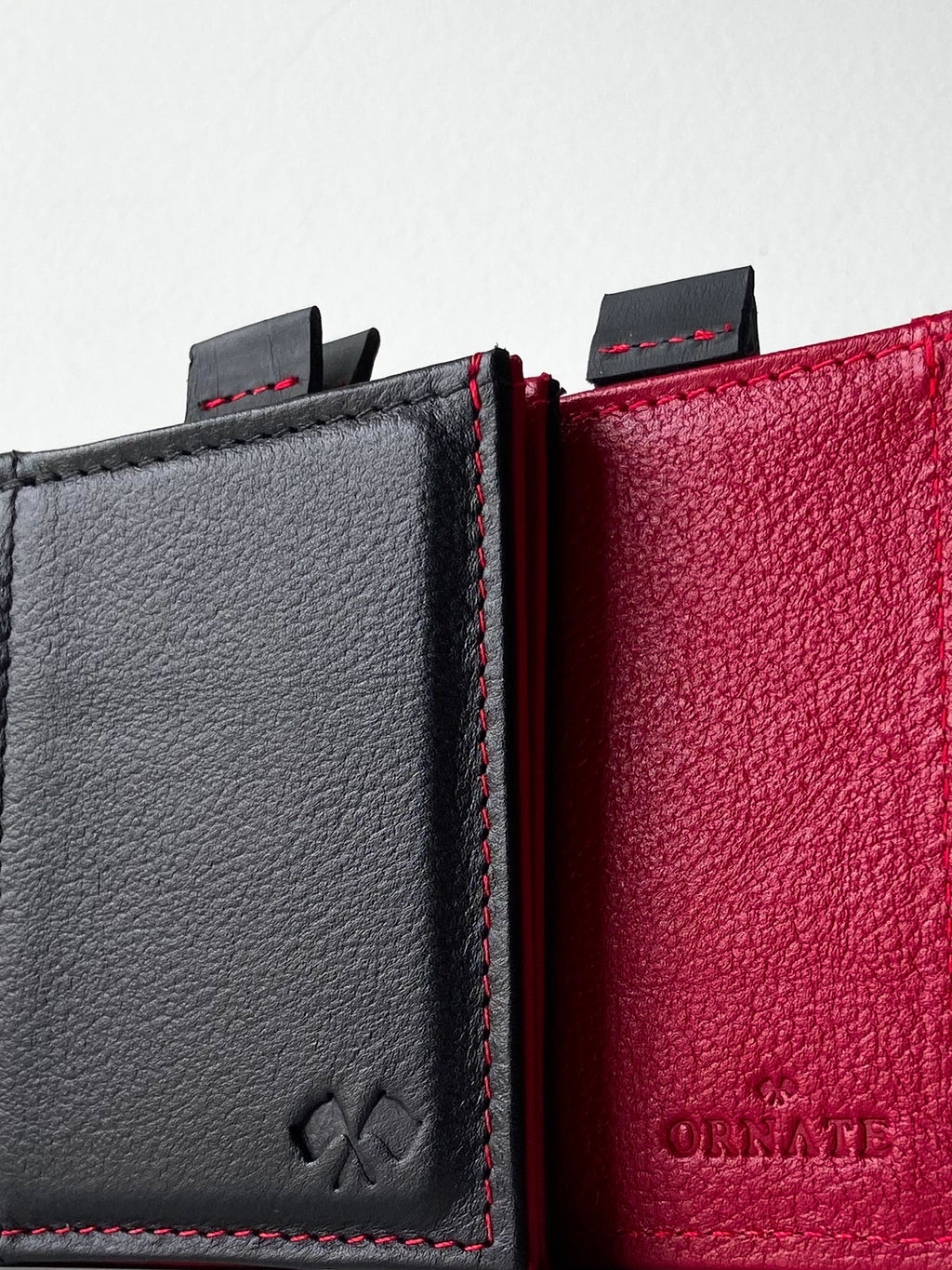 Billetera Mónaco Speciale Rojo / Negro