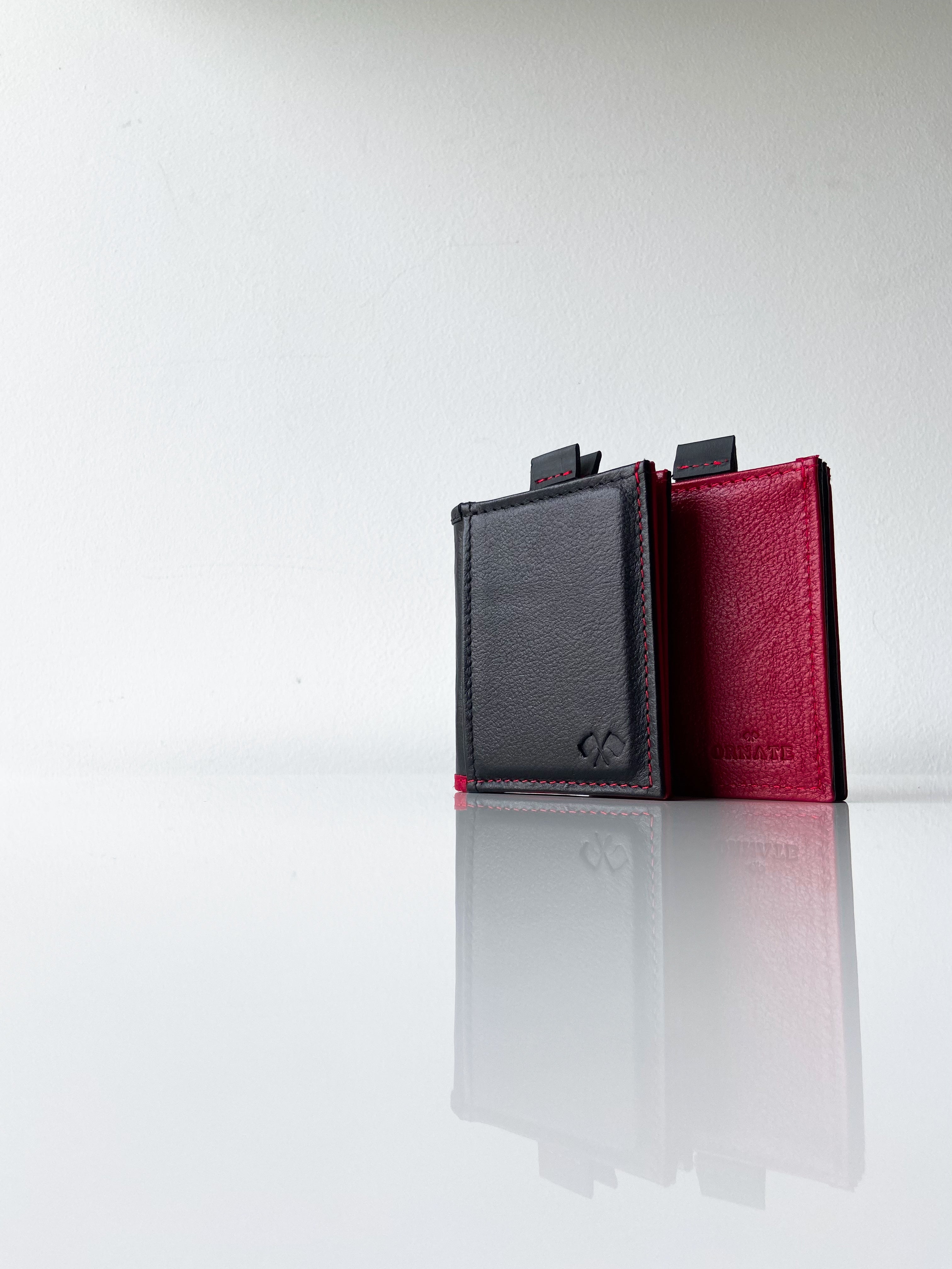 Billetera Mónaco Speciale Rojo / Negro