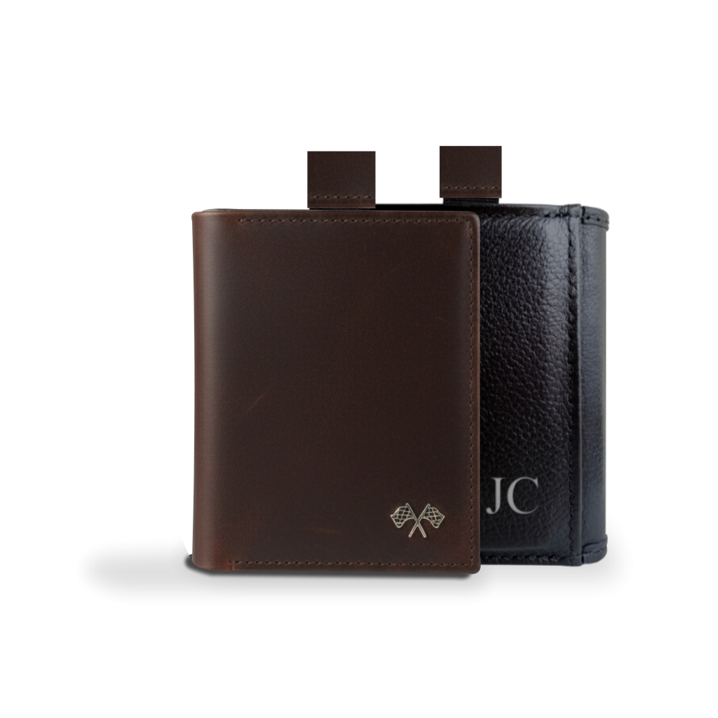 Billetera Mónaco Speciale Brown / Negro